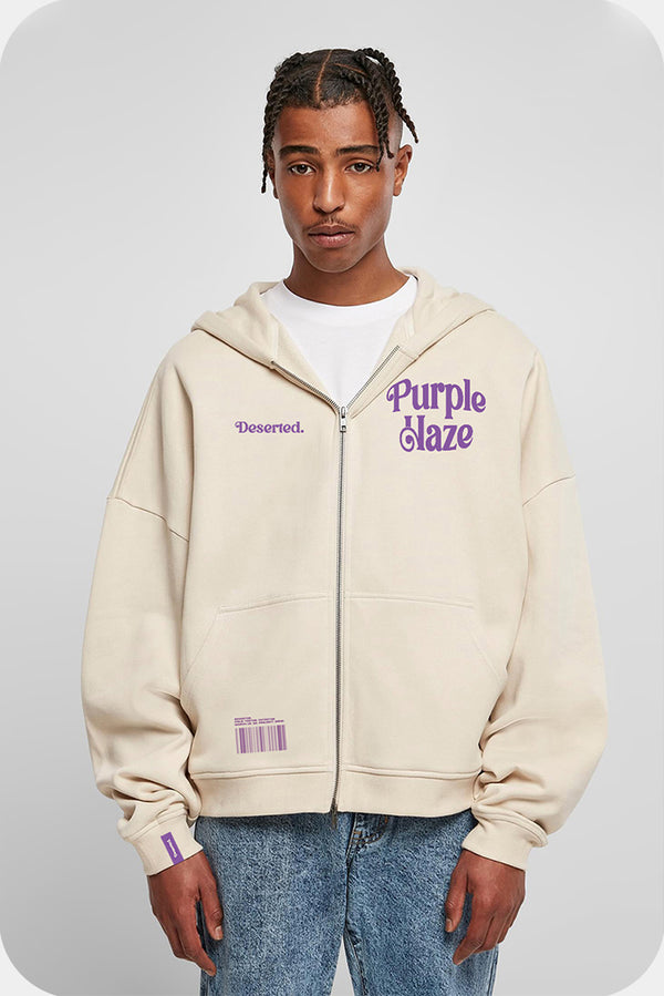 PURPLE HAZE ZIP JACKET - DESERTED