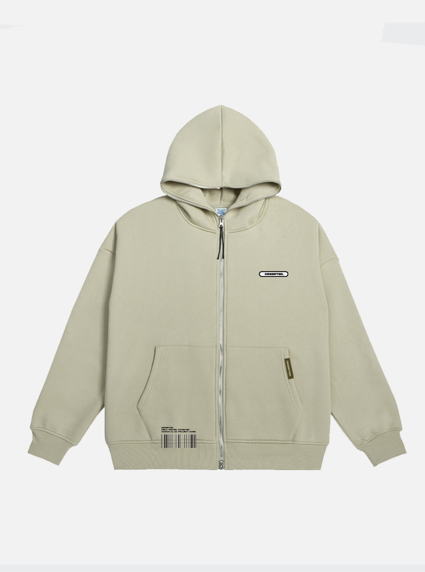 DESERTED - OLIVE ZIP JACKET SS22