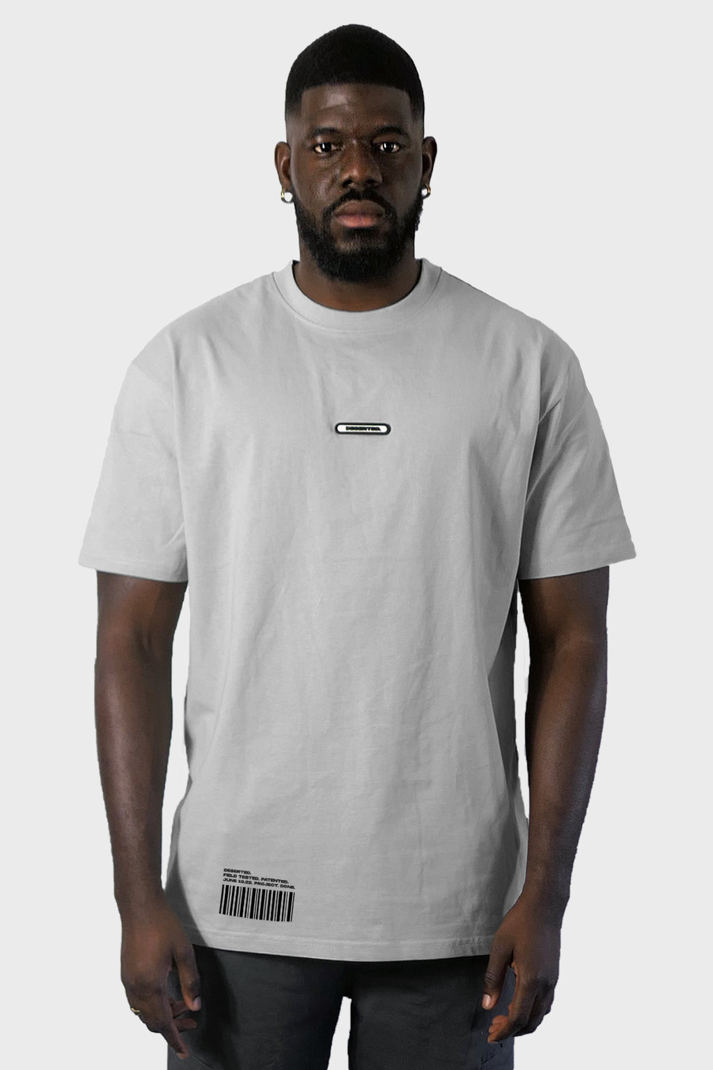 DESERTED - Oversize SS22 GREY TEE